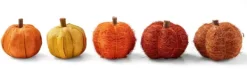 Flores Artificiais-CASA Pumpkin Decora O Cor-De-Laranja