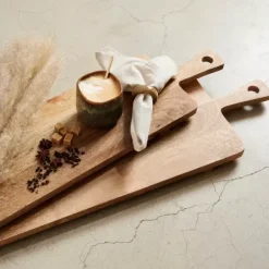 Pratos Para Servir-CASA Pure Luxury Prancha Para Servir Natural