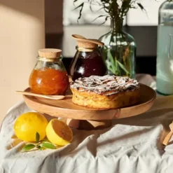 Pratos Para Servir-CASA Pure Luxury Suporte Para Bolo Natural