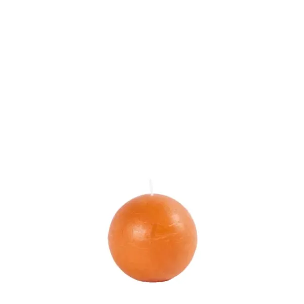Velas-CASA Pure Rustic Vela Bola Cor-De-Laranja