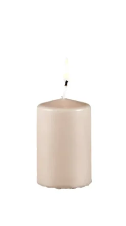 Velas-CASA Pure Vela Cil Ndrica Cinzento