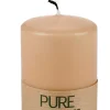 Velas-CASA Pure Vela Cil Ndrica Bege