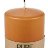 Velas-CASA Pure Vela Cil Ndrica Caramelo Cor-De-Laranja