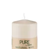 Velas-CASA Pure Vela Cil Ndrica Claro Castanho