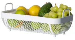 Acessórios De Cozinha-CASA Puro Cesto Branco