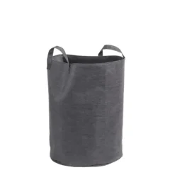 Cestos Para Roupa-CASA Rango Cesto Para Roupa Suja Cinzento Escuro