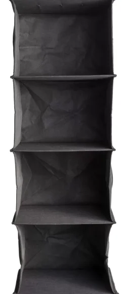 Estantes-CASA Rango Sistema De Arrumação 4 Compartimento Cinzento Escuro