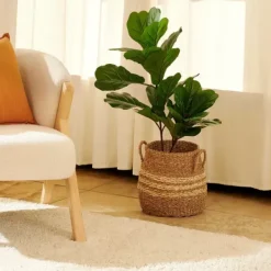 Cestos De Arrumação-CASA Rayas Cesto S Natural