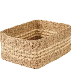 Cestos-Gaveta-CASA Rayas Cesto-Gaveta L Natural