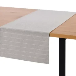 Toalhas De Mesa-CASA Recycle Caminho De Mesa Cinzento