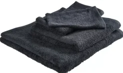 Luvas De Banho-CASA Recycle Luvas De Banho Conjunto De 2 Antracite Cinzento