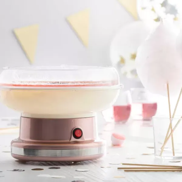 M Quinas De Cozinha-CASA Retro Fun M Quina Para Fazer Algod O Doce Rosa