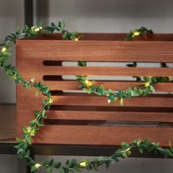 Grinaldas Com Luzes-CASA Rika Grinalda Iluminada 20 Leds Verde