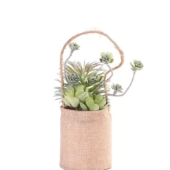 Plantas Artificiais-CASA Rope Planta Artificial Em Vaso Pendurar Natural
