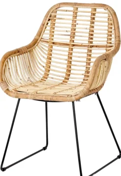 Cadeiras Sala Jantar-CASA Rotan Cadeira Para Sala De Jantar Natural