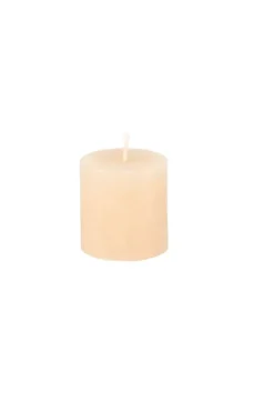 Velas-CASA Rustic Vela Bege
