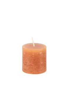 Velas-CASA Rustic Vela Cor-De-Laranja