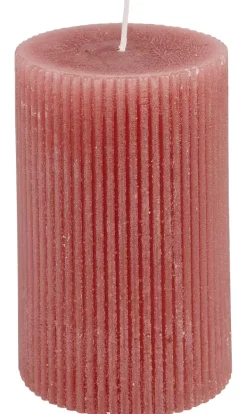 Velas-CASA Rustic Vela Rib Roxo