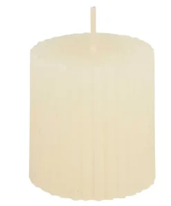 Velas-CASA Rustic Vela Rib Marfim Branco