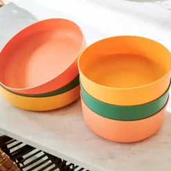 Tigelas-CASA Samba Tigela Cor-De-Laranja