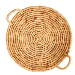 Pratos Decorativos-CASA Samos Prato Decorativo Natural