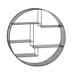 Estantes De Parede-CASA Sanko Estante Para Pendurar Preto