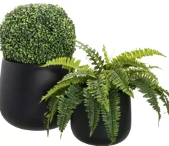 Vasos-CASA Sense Vaso De Jardim Preto