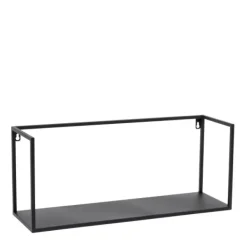 Estantes De Parede-CASA Shorp Estante Para Pendurar Preto