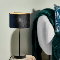 Abajures-CASA Silke Abajur Preto