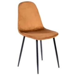 Cadeiras Sala Jantar-CASA Silke Cadeira De Sala De Jantar Caramelo Castanho