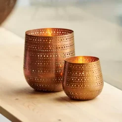Suportes Para Velas Para Lamparinas-CASA Sirius Partylight Bronze