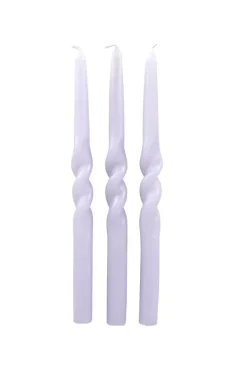 Velas-CASA Spiral Conjunto De 3 Velas Roxo