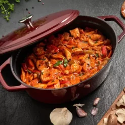 Tachos-CASA Stew Tacho Oval Vermelho Escuro