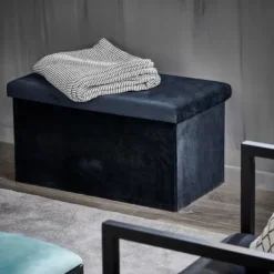 Arcas De Arrumação-CASA Stoka Pufe Preto