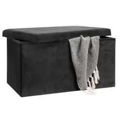 Arcas De Arrumação-CASA Stoka Pufe Preto