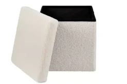 Pufes De Arrumação-CASA Stor Pufe Articulado Pufe Branco