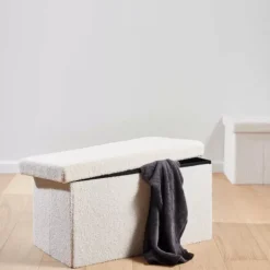 Arcas De Arrumação-CASA Stor Pufe Branco