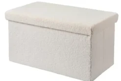 Arcas De Arrumação-CASA Stor Pufe Branco