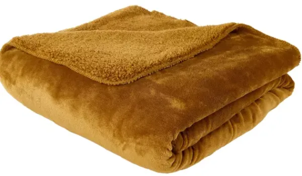 Mantas-CASA Suave Manta Amarelo