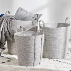 Cestos De Arrumação-CASA Symplicity Cesto Cinzento Claro