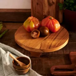 Vasos Em P-CASA Teak Suporte Natural