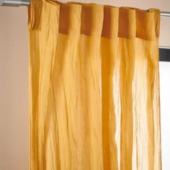 Cortinas-CASA Tendra Cortina Amarelo