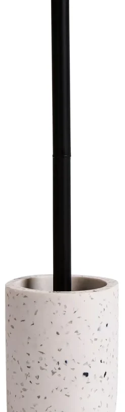 Acessórios Sanita-CASA Terrazzo Escova Sanita Em Suporte Branco