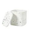 Acessórios De Lavatorio-CASA Terrazzo Porta-Bolas De Algod O Branco