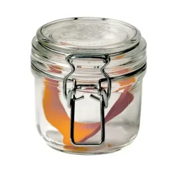 Boiões-CASA Terrine Frasco Com Tampa De Press O Transparente