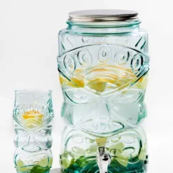 Distribuidor De Bebida-CASA Tiki Recipiente Para Bebida Transparente