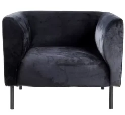 Poltronas-CASA Tilly Poltrona F Brica:Veludo Preto