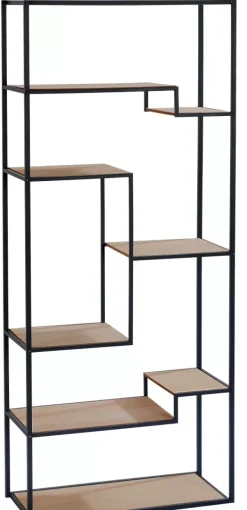 Estantes De Parede-CASA Trapp Estante De Parede Castanho