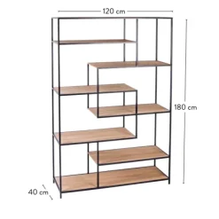 Estantes De Parede-CASA Trapp Estante De Parede Preto