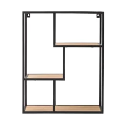 Estantes De Parede-CASA Trapp Estante Para Pendurar Preto